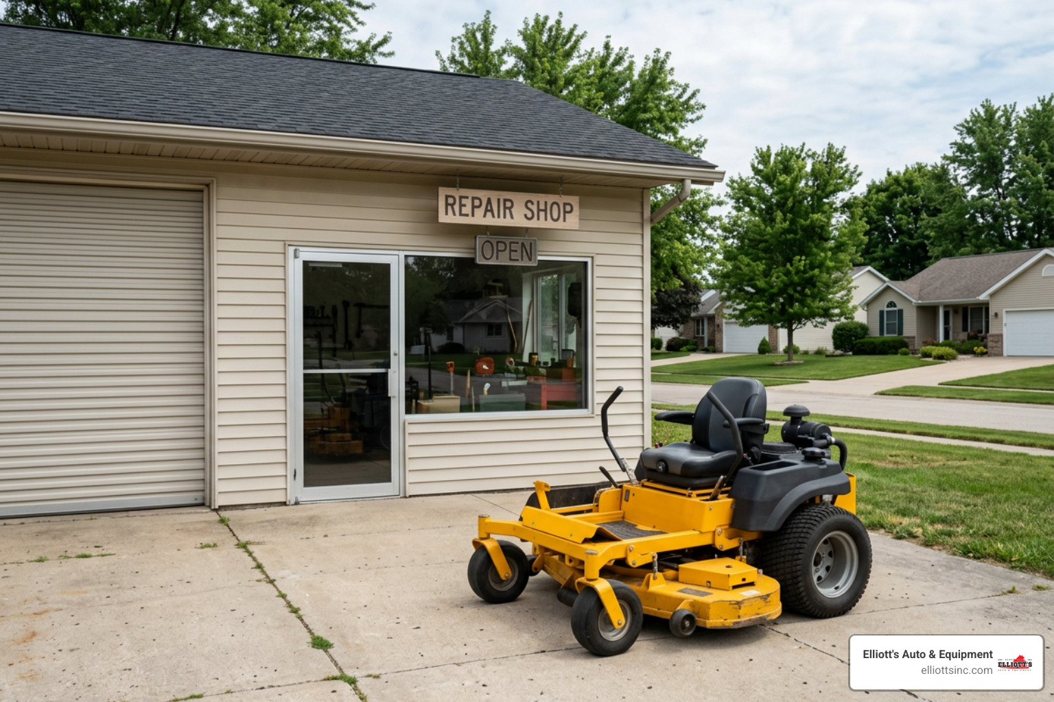 closest lawn mower repair shop